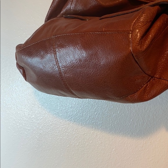 Cole Haan Double Handle Front Zipper Drawstring Shoulder Bag - Picture 8 of 15